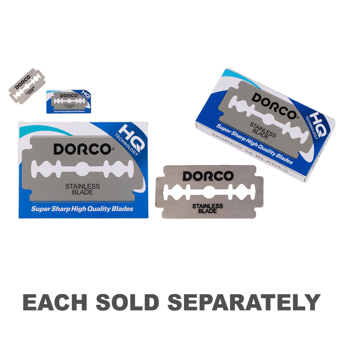 Dorco Stainless Steel Hair Razor Blades