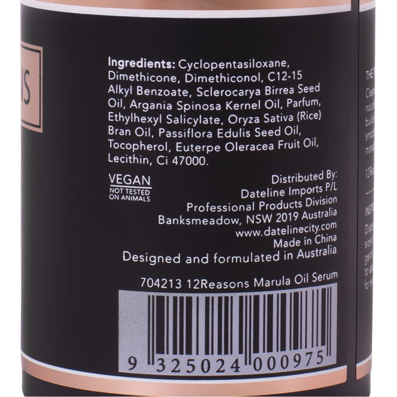 12Reasons Marula Oil Hair Serum 100mL