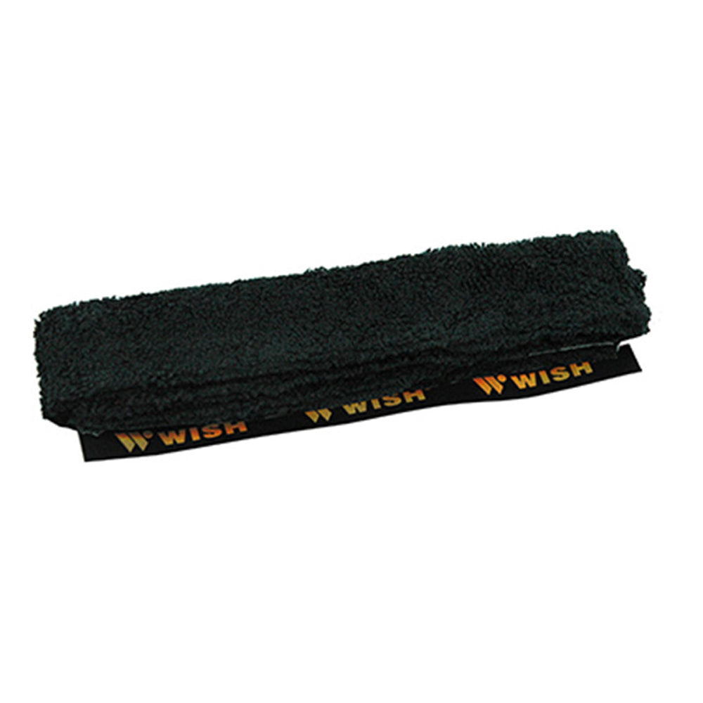 Wish 7042 Tennis Cotton Toweling Overgrip (Black)