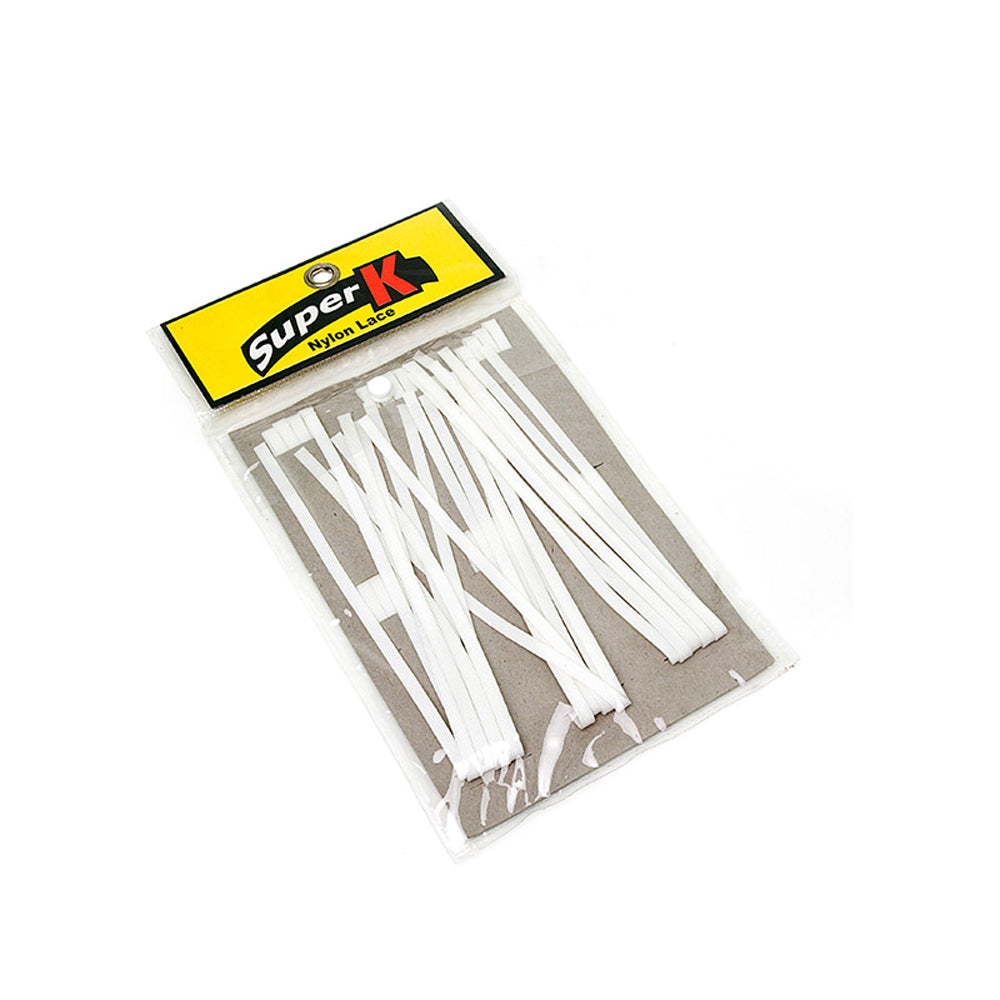 Super K Football Nylon Laces (Card Of 10)