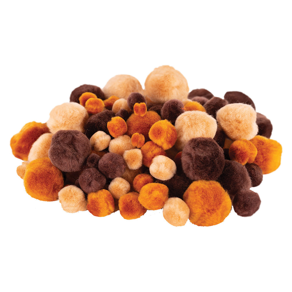 Pom Poms Earth Tones 55g