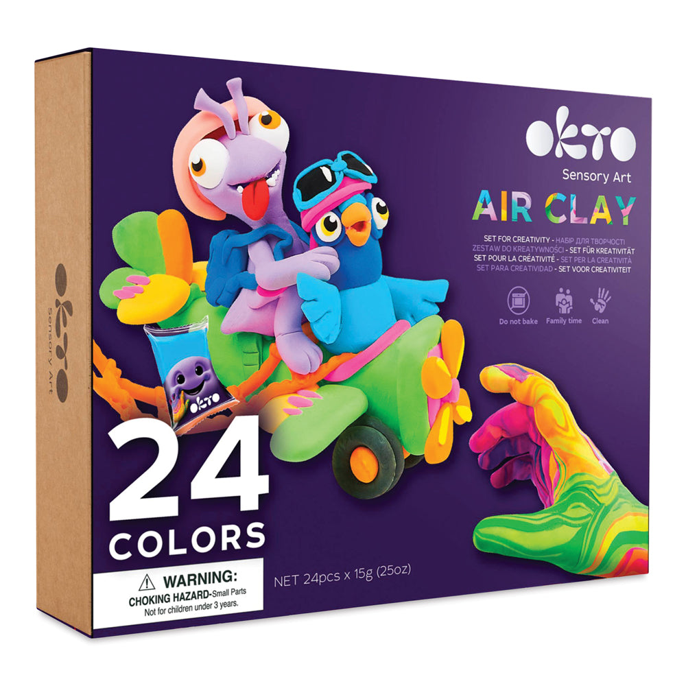 Sensory Art Colors Air Clay Creativity Set
