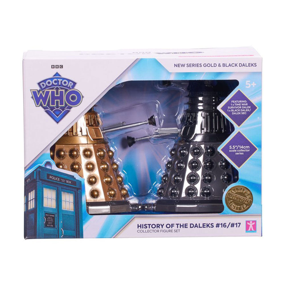 Doctor Who-Figurenset „Geschichte der Daleks“.