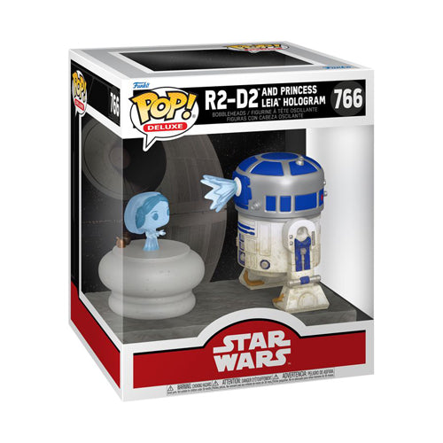 Star Wars R2D2 with Leia Hologram Pop! Deluxe