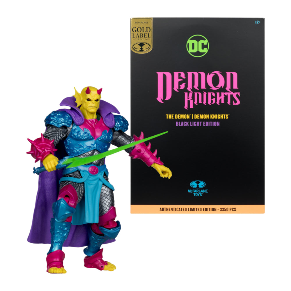DC Comics Demon Black Light Gold Label 7" Figure