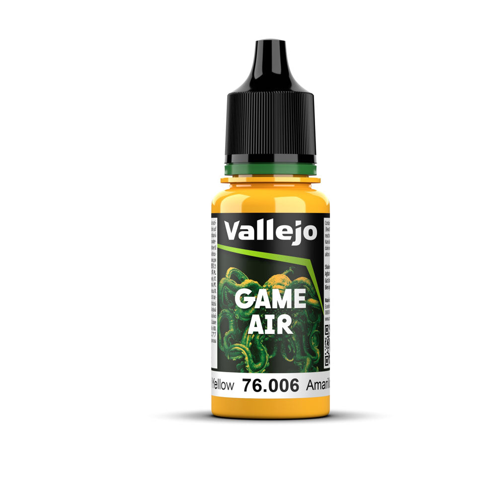 Vallejoゲームエアアクリルペイント18ml(黄色)