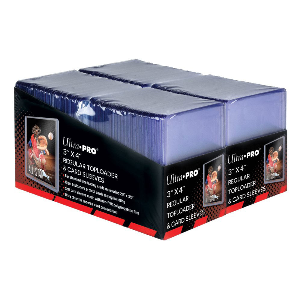 Ultra Pro Regular Toploaders and Card Sleeves 200pcs (3x4in)