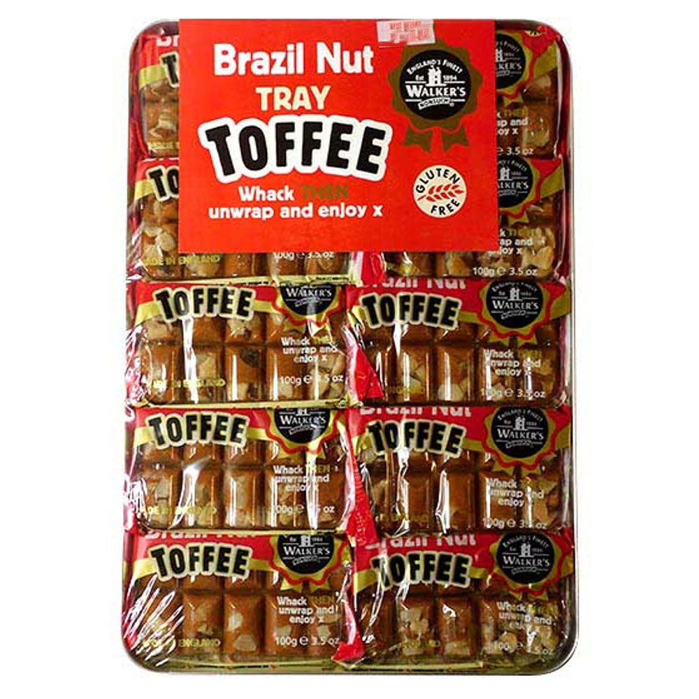 Walkers Toffee Tablett (10x100g)
