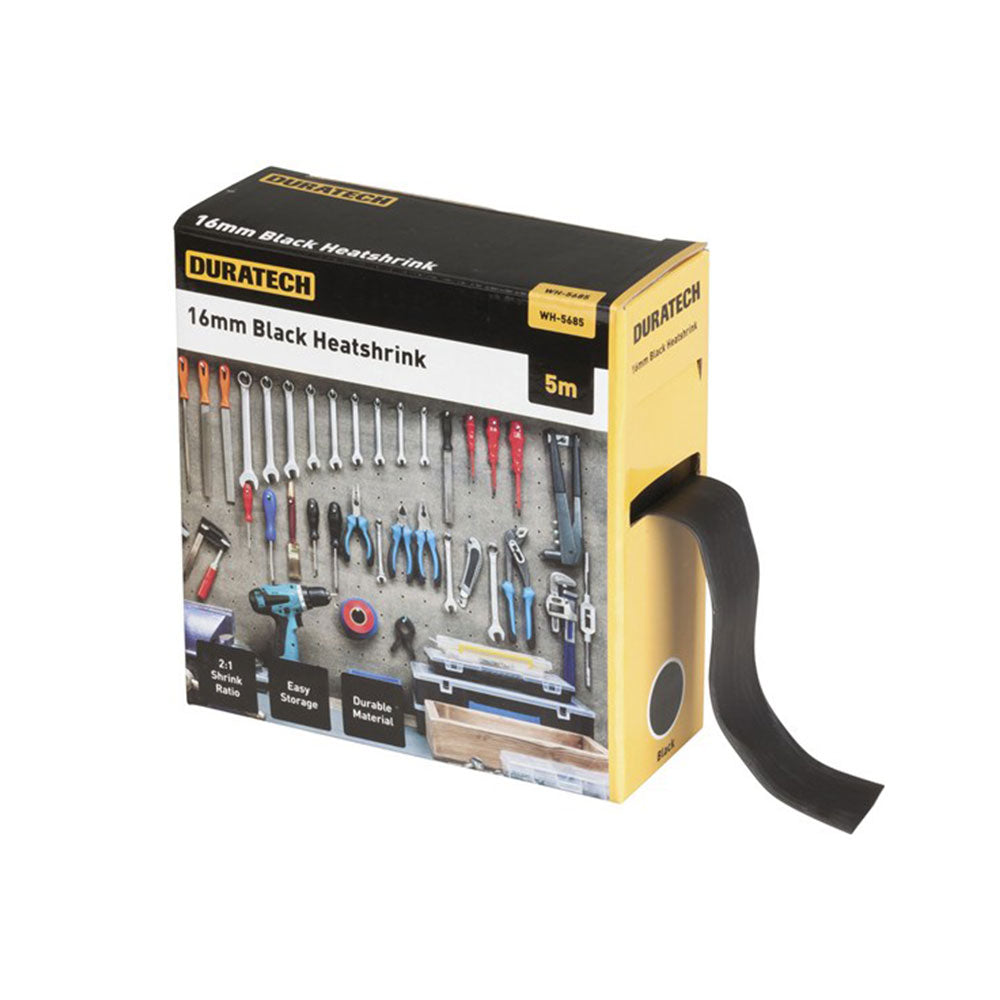 2:1 Schrumpfschlauch 5 m (Schwarz)