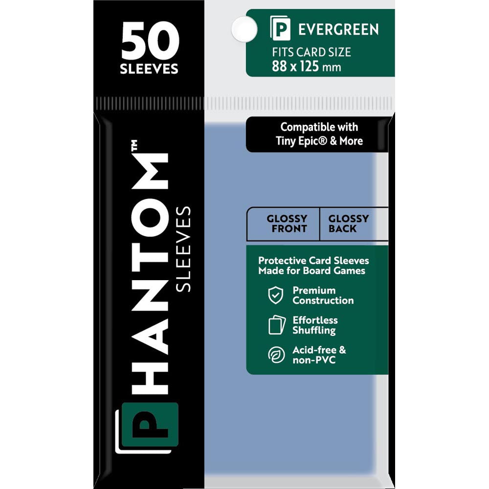 Evergreen Phantom Sleeves 50pcs(88x125mm)