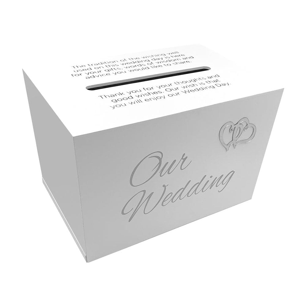 Wishing Well Spardose (Weiß/Silber/Schwarz)