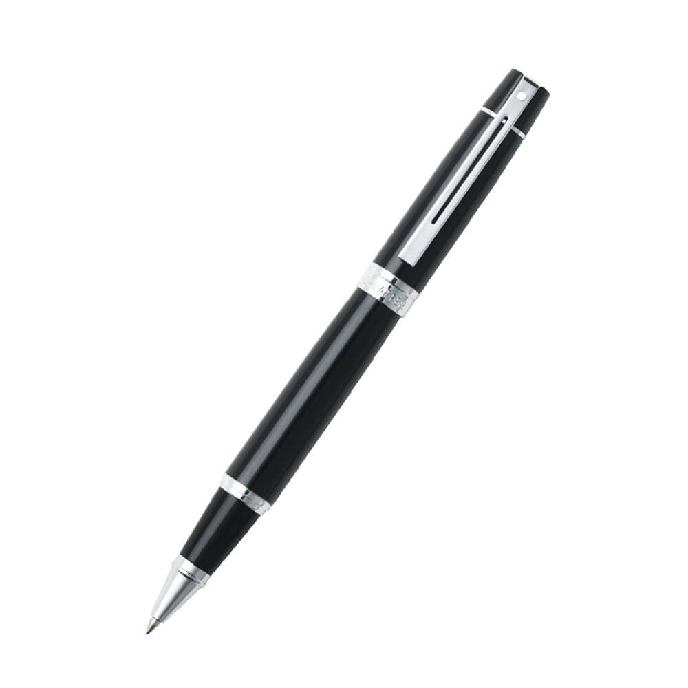 300 glänzend schwarz/verchromter Stift
