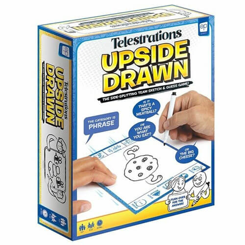 Telestrations Upside Drawn Board Game
