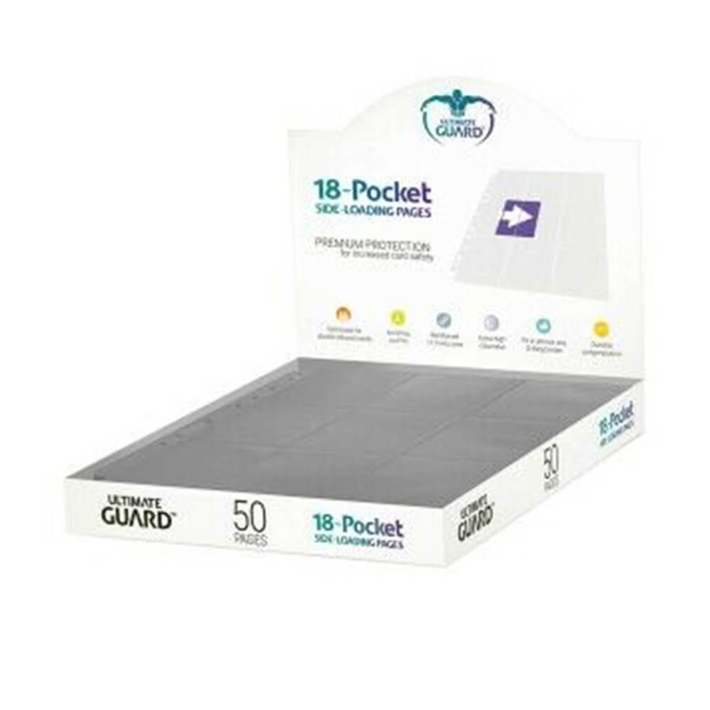 Ultimate Guard 18 Pocket-Seiten, seitlich einladbar, 50 Stück