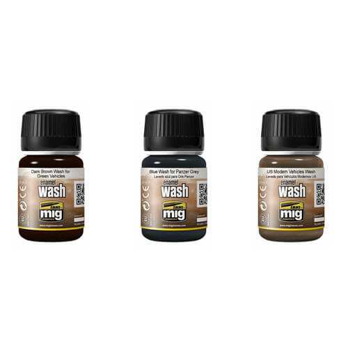 Ammo MIG Enamel Washes 35mL