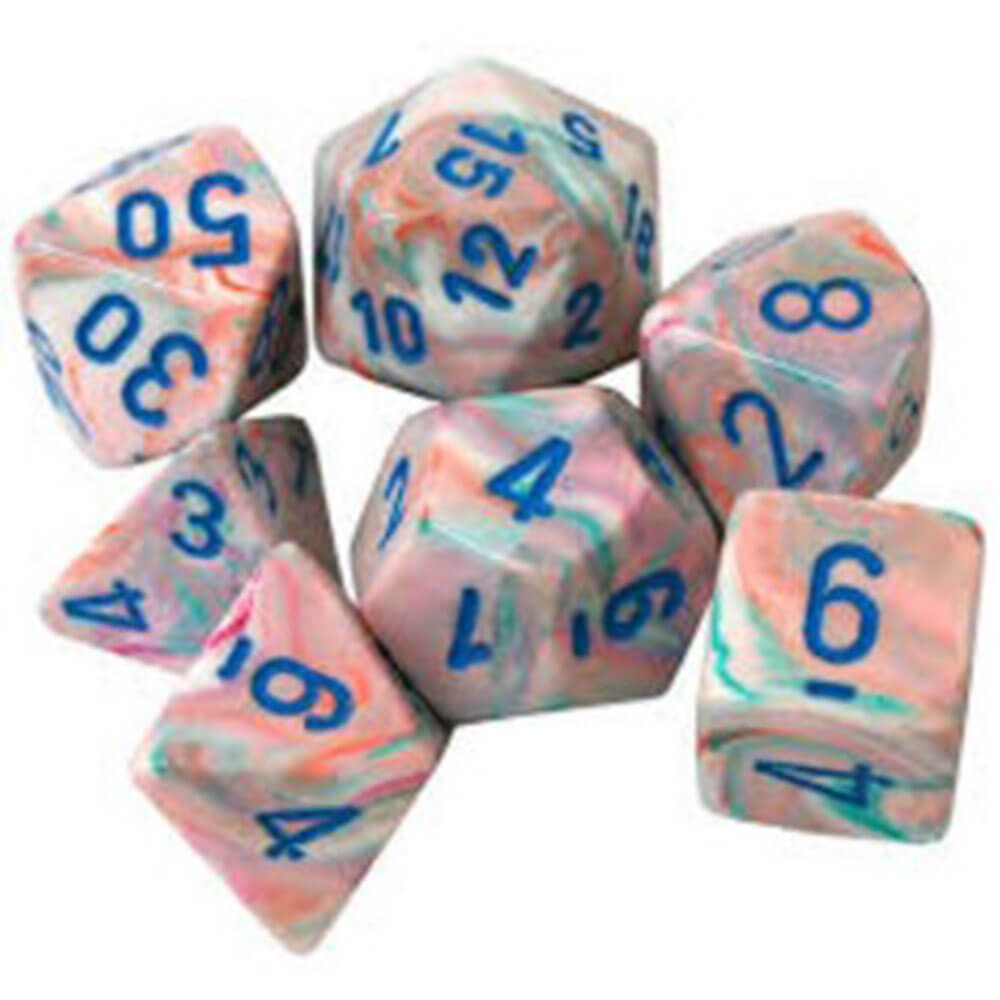 Chessex Polyedrisches Festtagsset mit 7 Würfeln