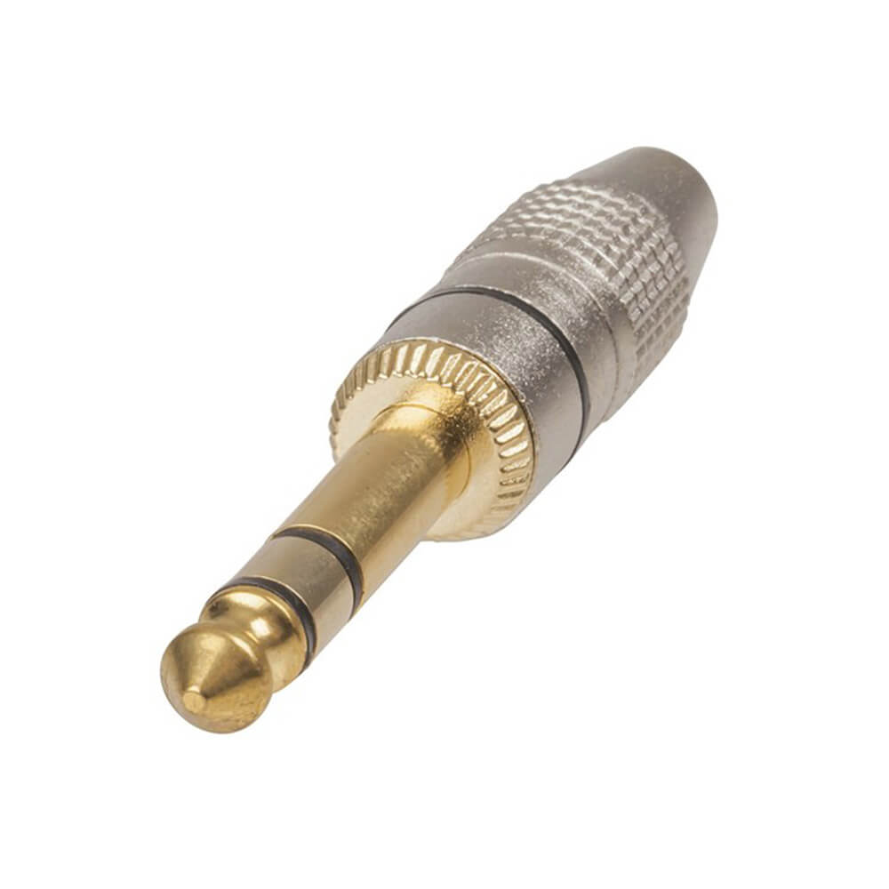 Pro-Stereo-Stecker 6,5 mm (Gold)