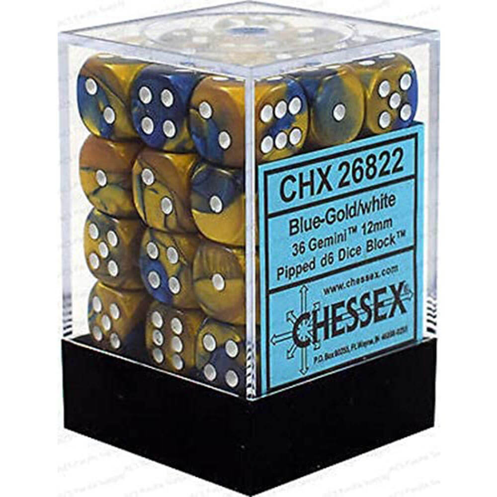 D6 Würfel Gemini 12mm (36 Würfel)