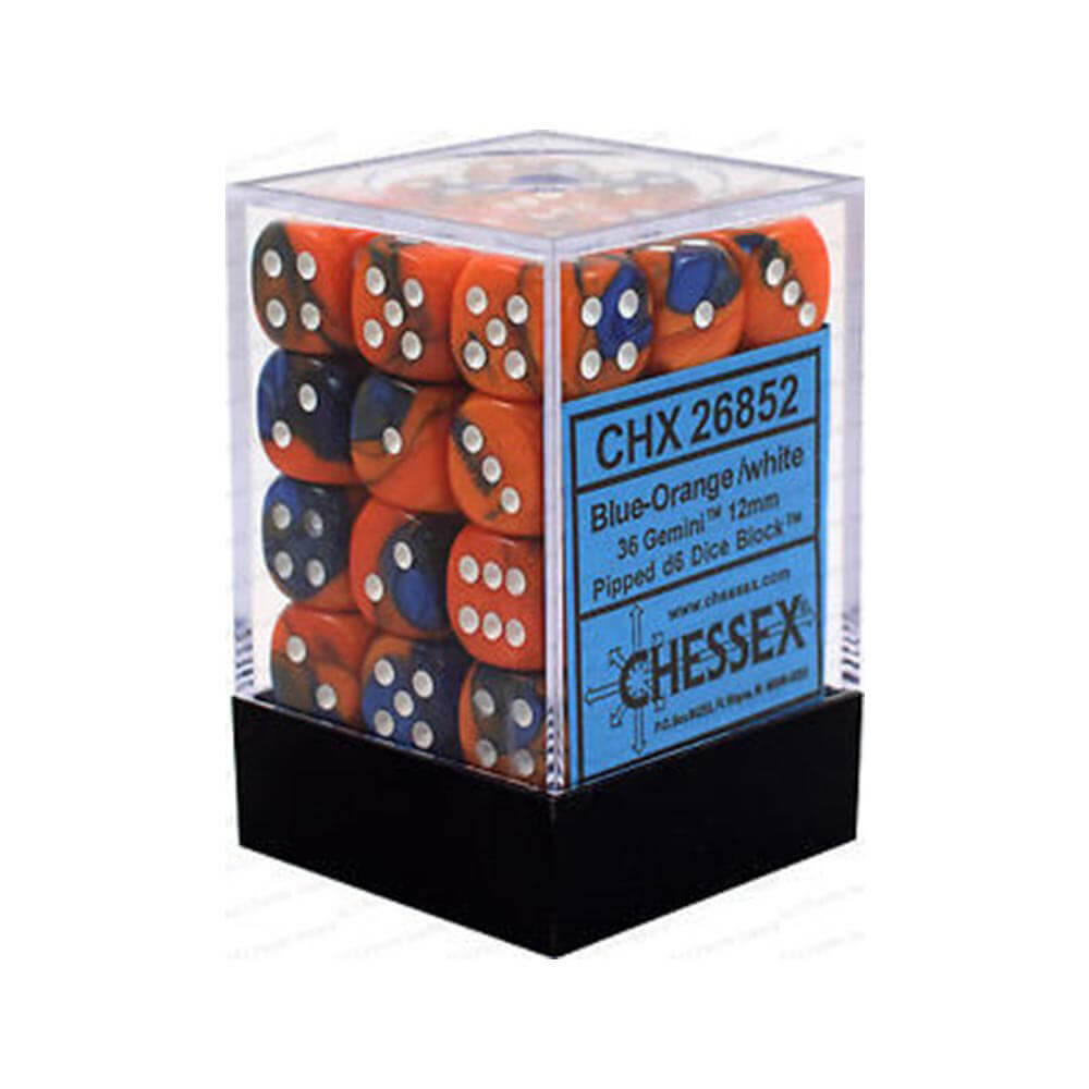 D6 Würfel Gemini 12mm (36 Würfel)