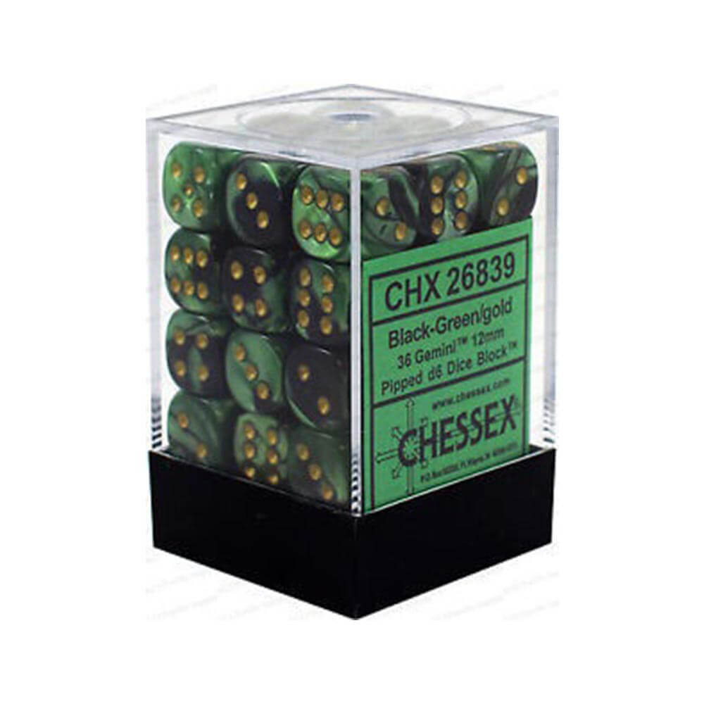 D6 Würfel Gemini 12mm (36 Würfel)