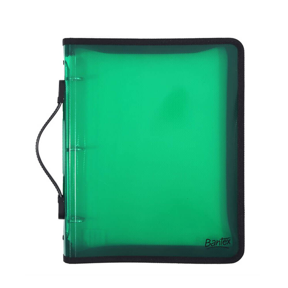 Bantex 3 O-Ring-Ordner mit Reißverschluss und Griff, 25 mm, A4