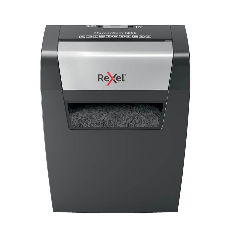 Rexel Momentum Cross Shredder (Schwarz)