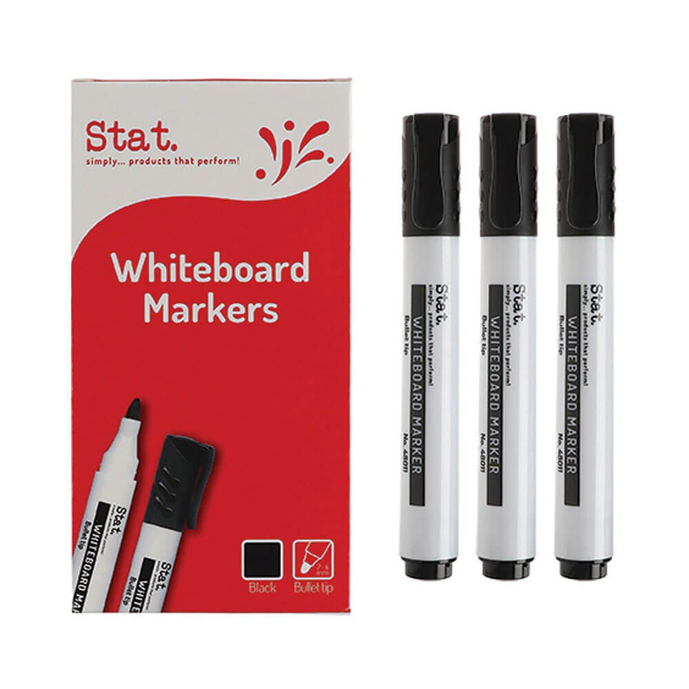 Stat Whiteboard-Marker mit runder Spitze, 2,0 mm (12er-Box)