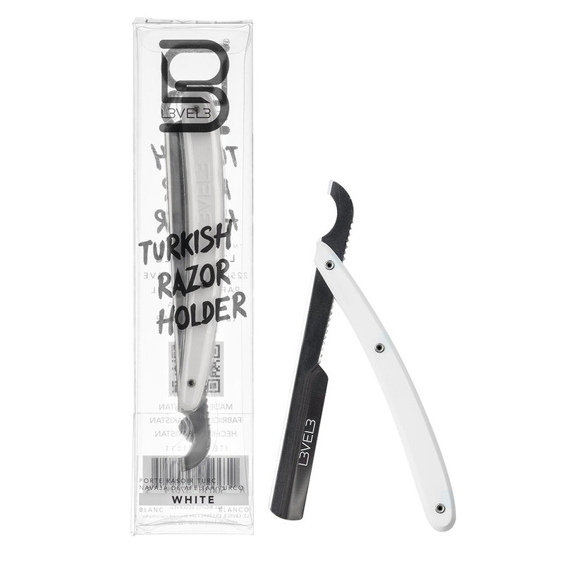 L3VEL3 Turkish Razor Holder (White)