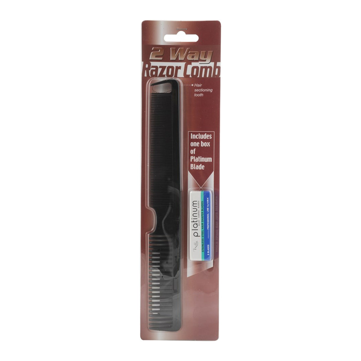 Dateline Professional Two Way Hair Razor Comb with Blades