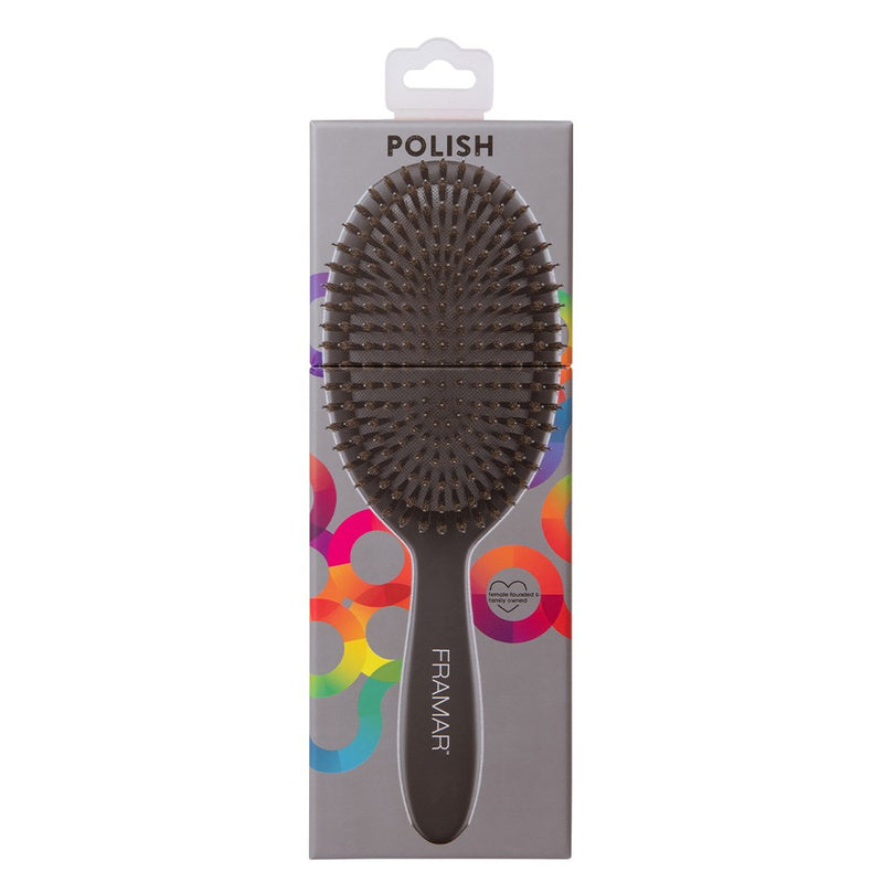 Framar Polish Hair Brush (Black)