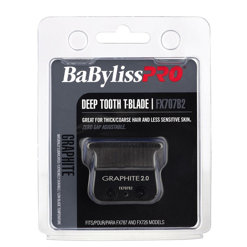 BaBylissPRO Graphite T-Blade Deep Tooth 2.0mm