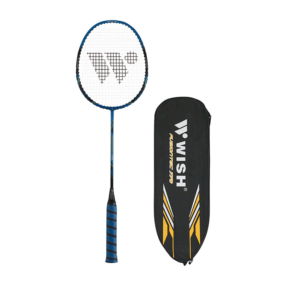 Wish Fusiontec 770 Badminton Racquet (Blue/Black)