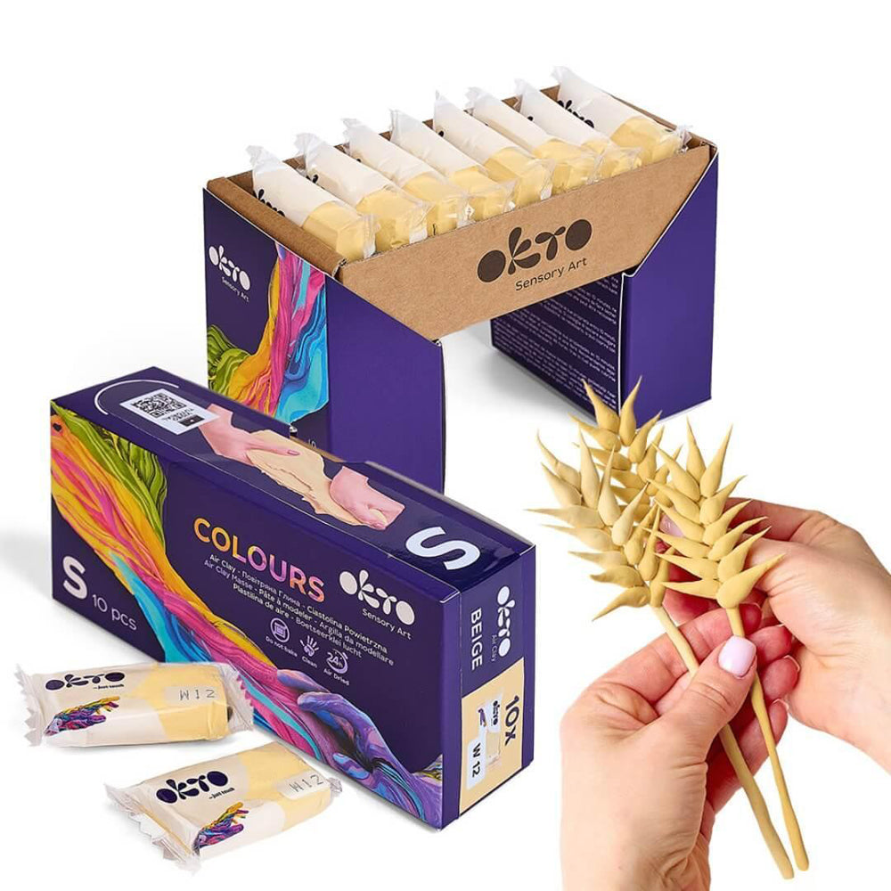 Sensory Art Air Clay Colours S 10pcs