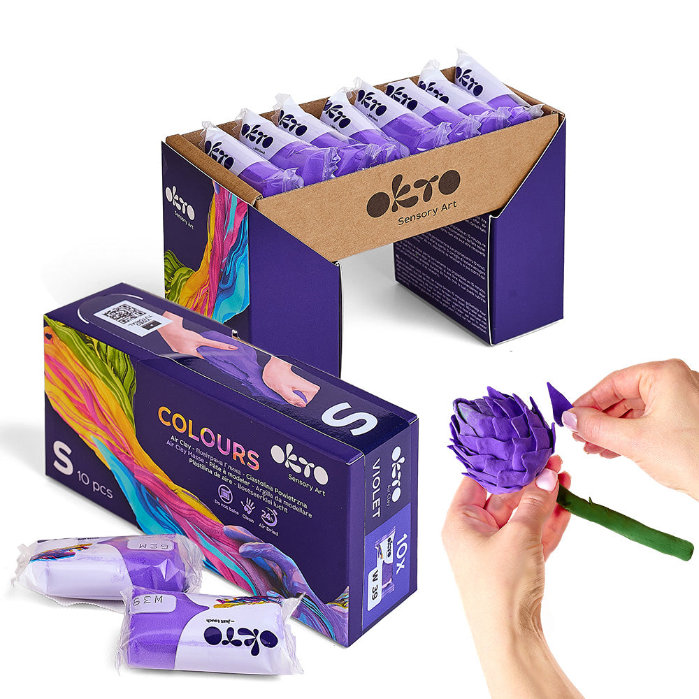 Sensory Art Air Clay Colours S 10pcs