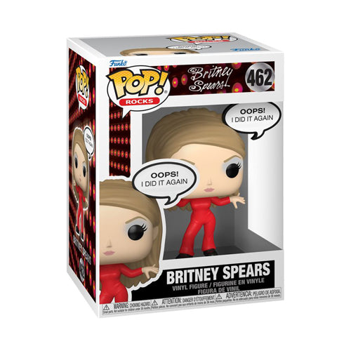 Pop! Sayings 'Oops, I Did it Again' Britney Spears Pop Vinyl