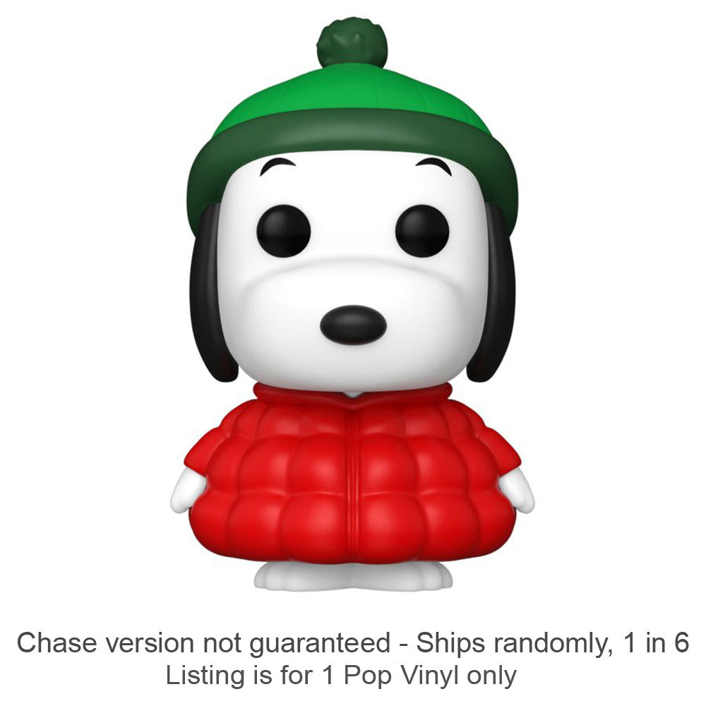 Peanuts Snoopy in Coat US Exclusive Pop! Chase Ships 1 in 6