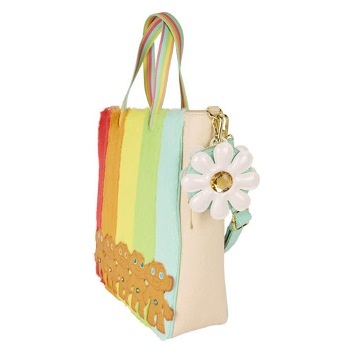 Trolls w/ Faux Fur Tote Bag & Detachable Coin Bag