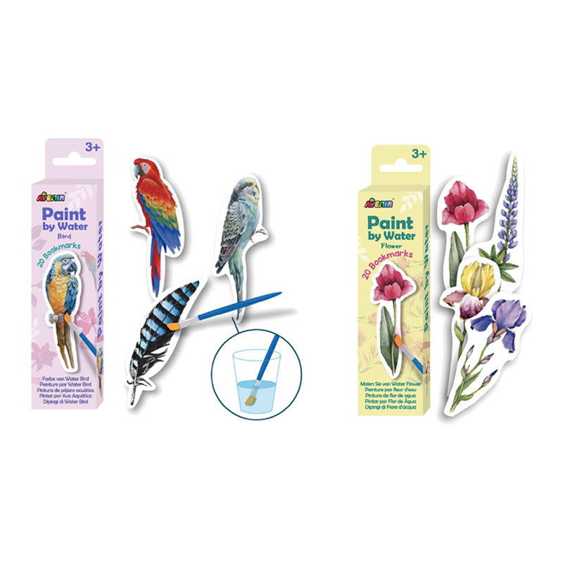 Avenir Paint by Water Bookmarks