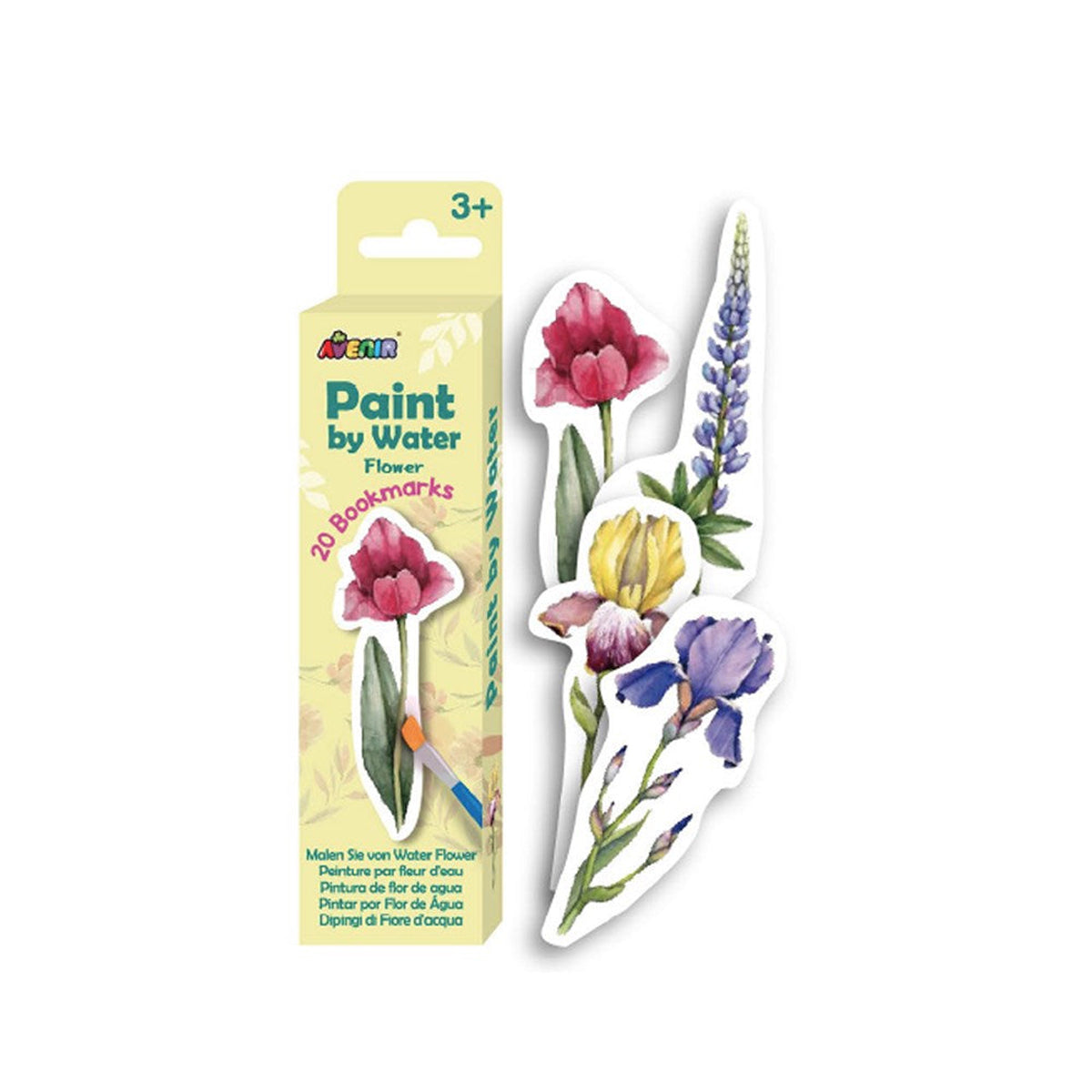 Avenir Paint by Water Bookmarks