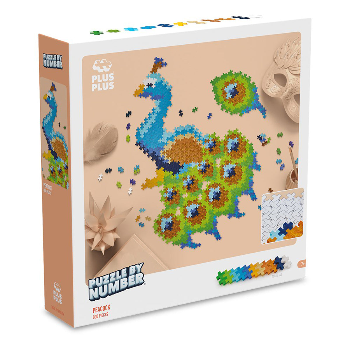 Plus-Plus Puzzle by Number 800pcs