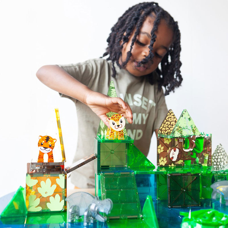 MAGNA-TILES Jungle Animals 25-Piece Set