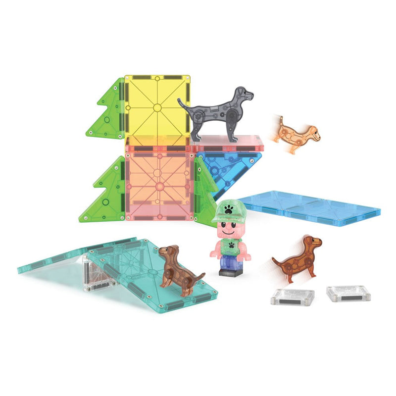 MAGNA-TILES Puppy Park 27-Piece Set