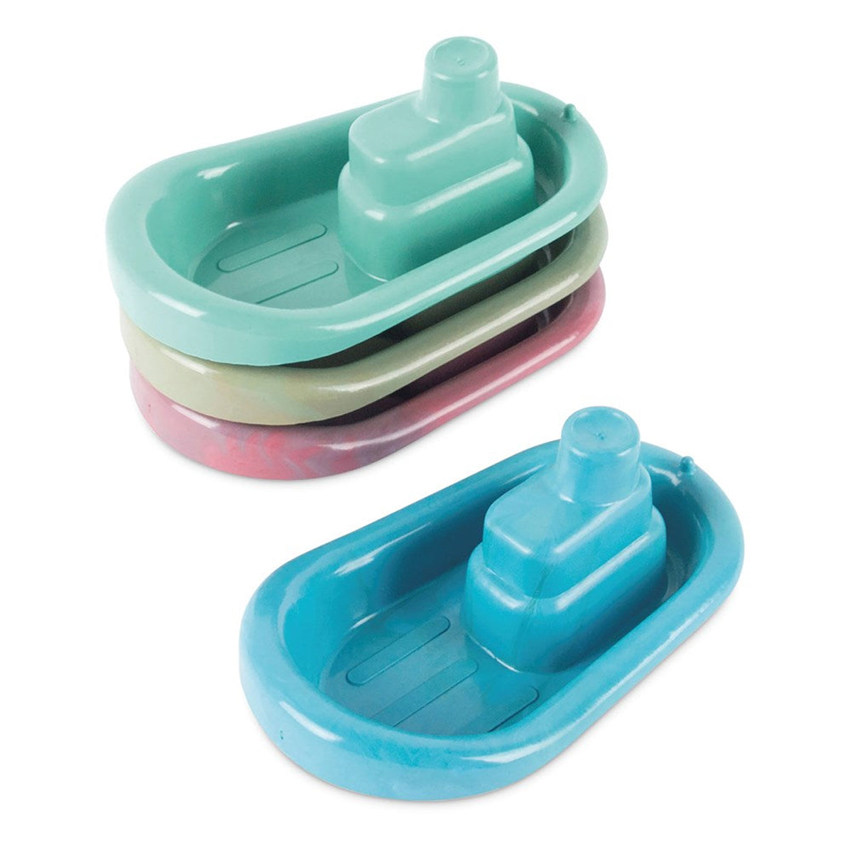 Dantoy Blue Marine Toys Boat Set 4pc