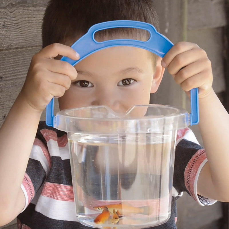 Dantoy Classic Clear Bucket with Lip 1.2L (1pc Random Color)