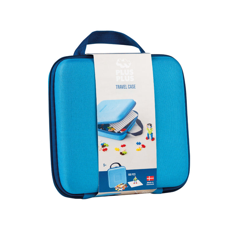 Plus-Plus Travel Case 100pcs Blue
