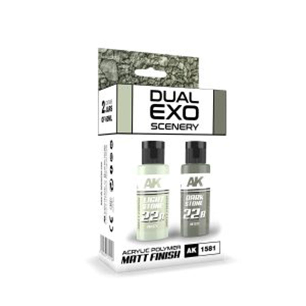 AK Interactive Double Exo Light and Dark Paint Set