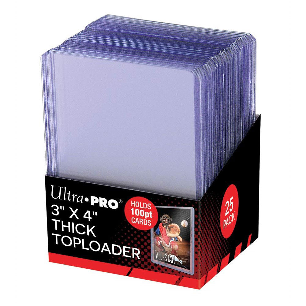 Ultra Pro Thick 100PT Toploader 25pcs (3x4in)