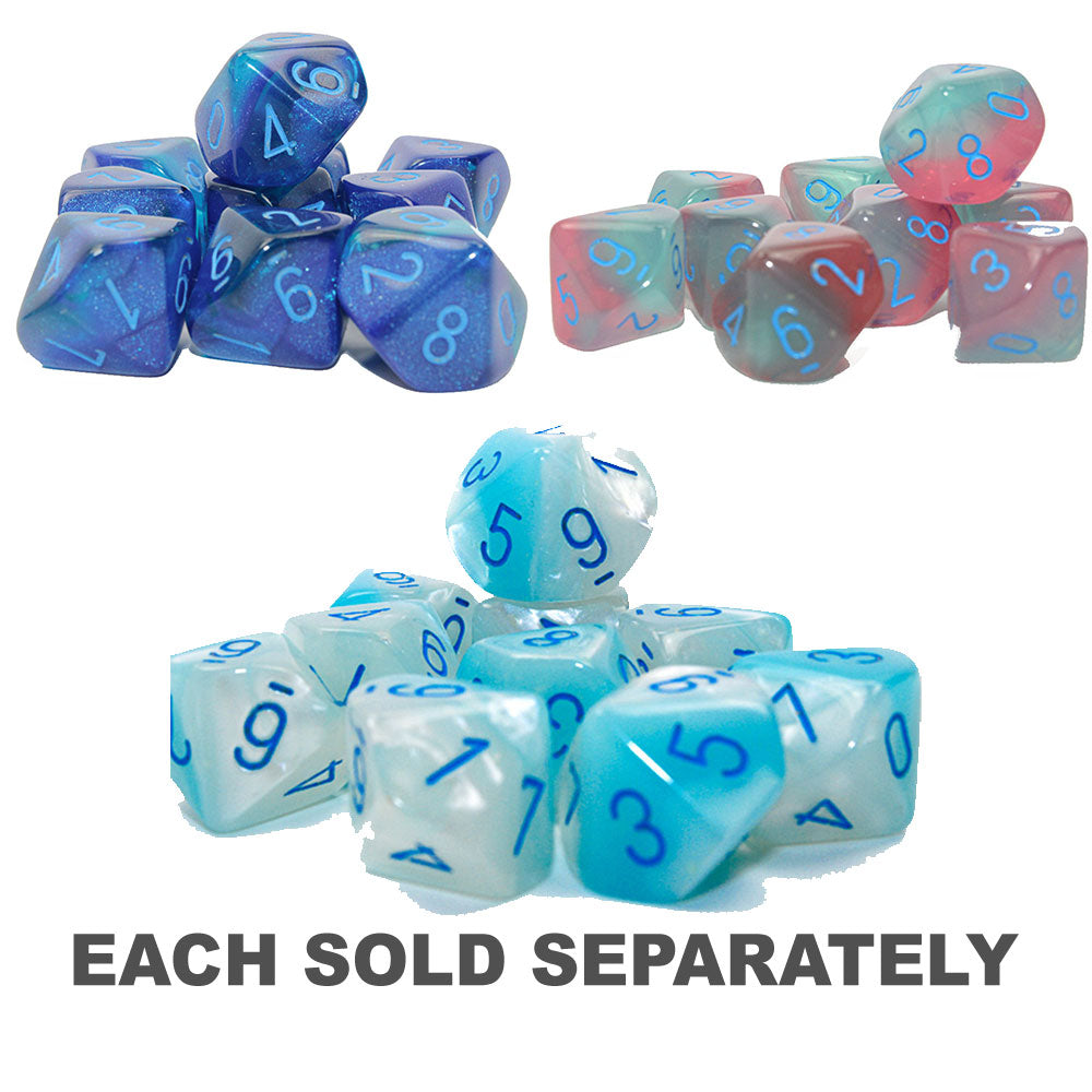 Chessex Gemini Luminary D10 Dice Set