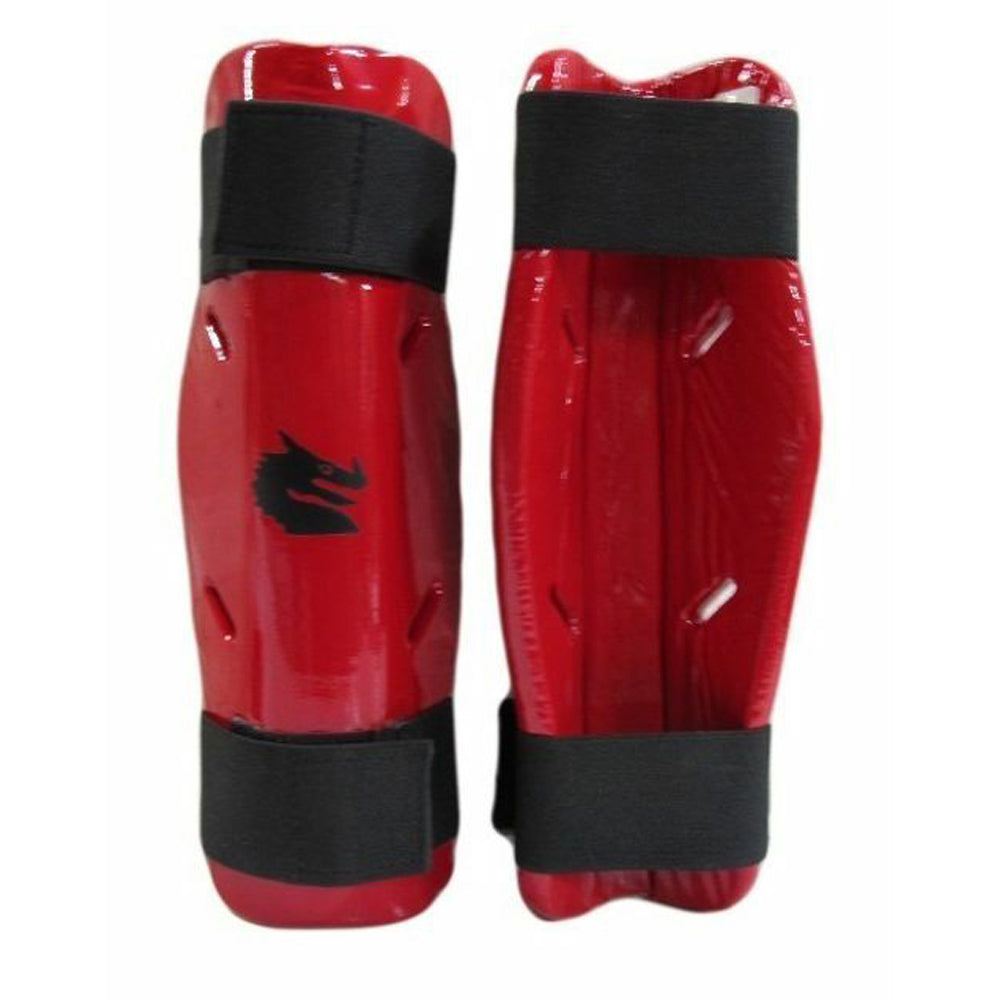 Morgan Dipped Foam Shin Guards (Red)