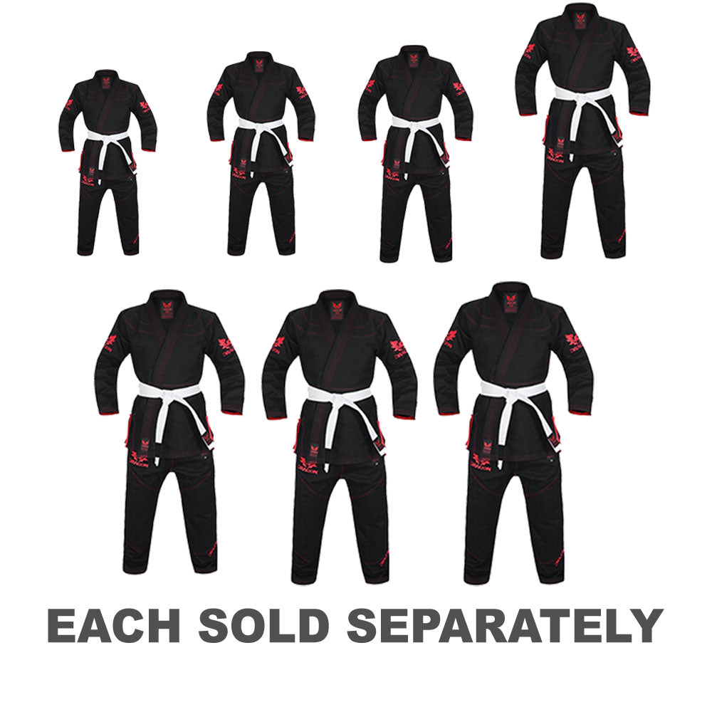 Morgan Dragon V2 Black BJJ Gi 450gsm (IBJJF Approved)